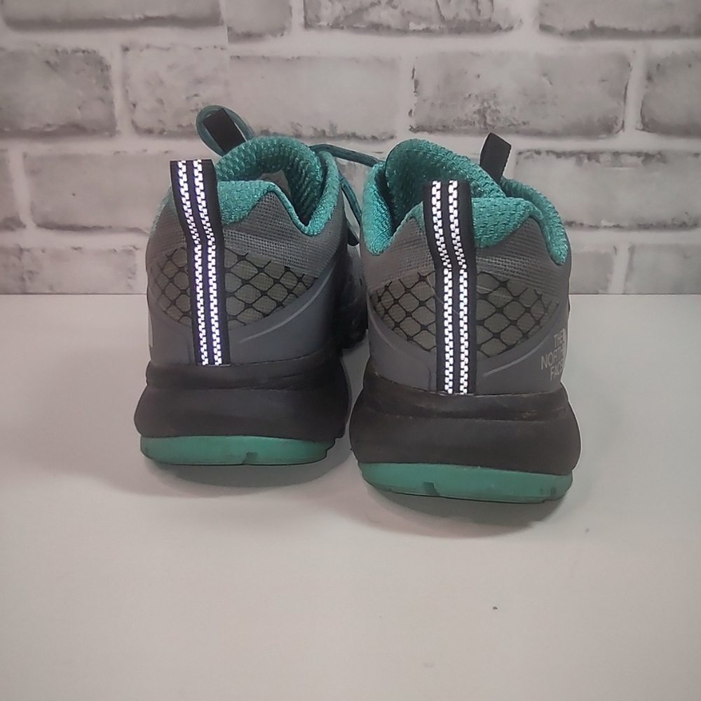 6 The North Face Gray and Teal Athletic Shoes - Picture 3 of 10